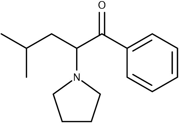 Chemical structure of a-PiHP