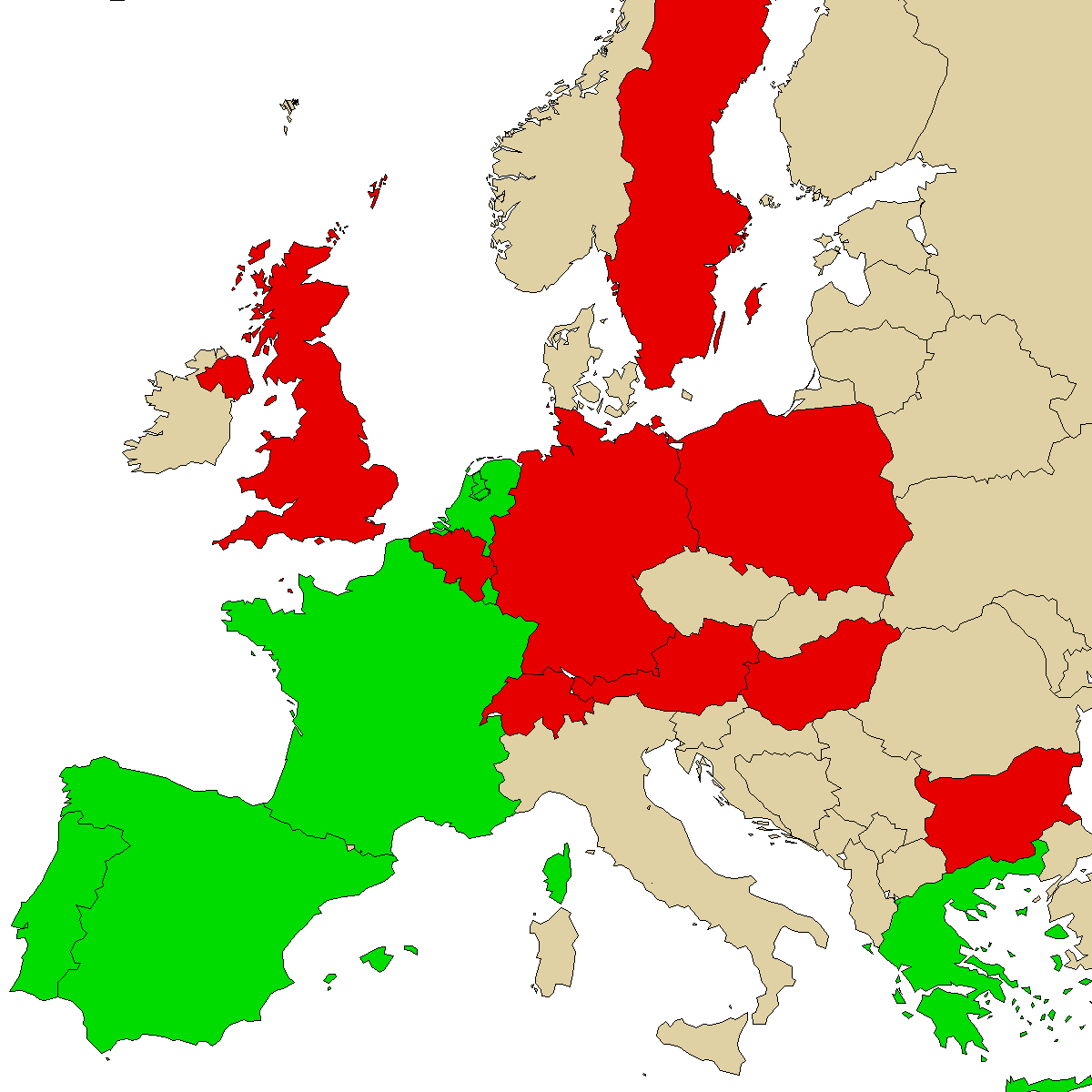 legal info map for our product 4HO-MiPT, green are countries with no ban, red with ban, grey is unknown