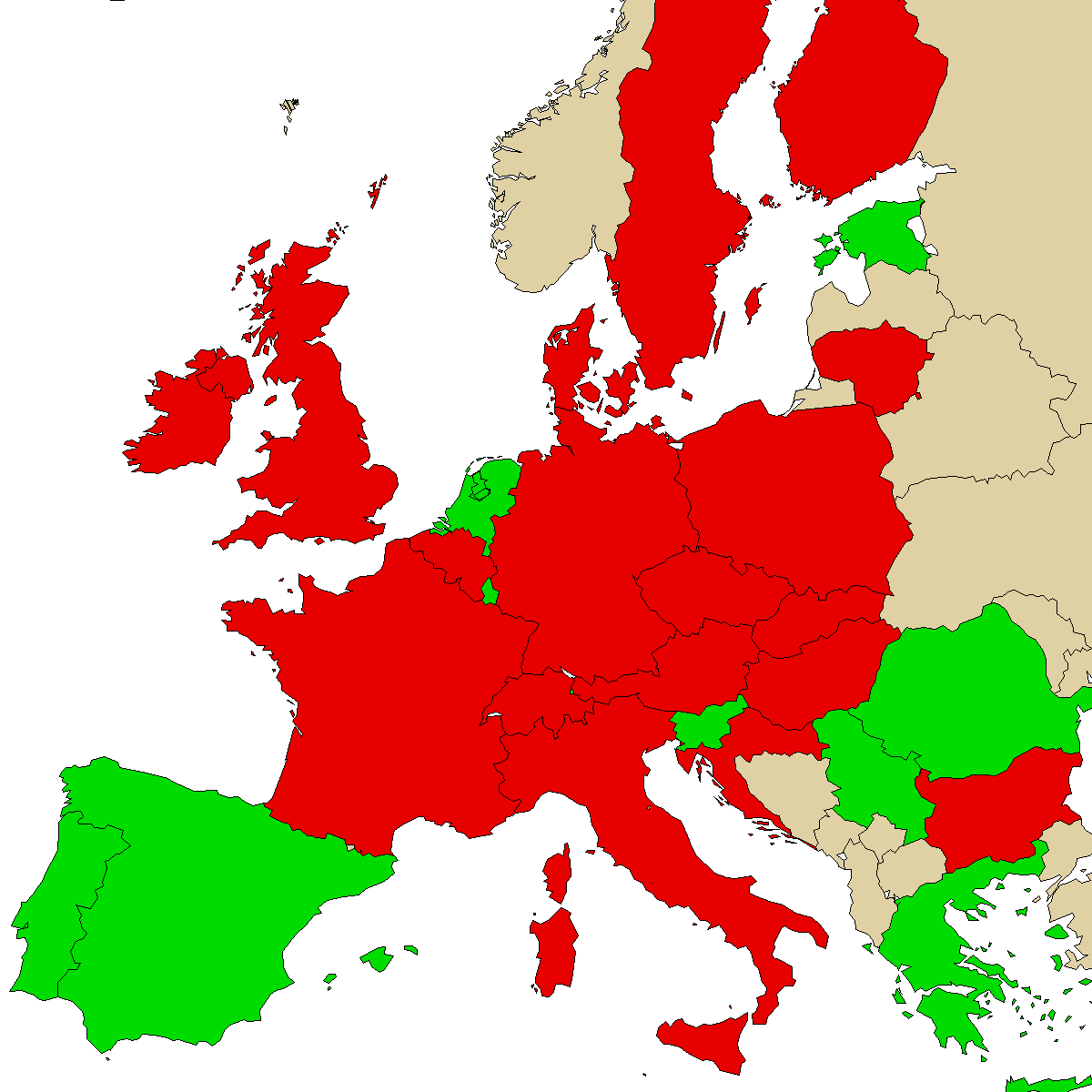 legal info map for our product 4CMC, green are countries with no ban, red with ban, grey is unknown