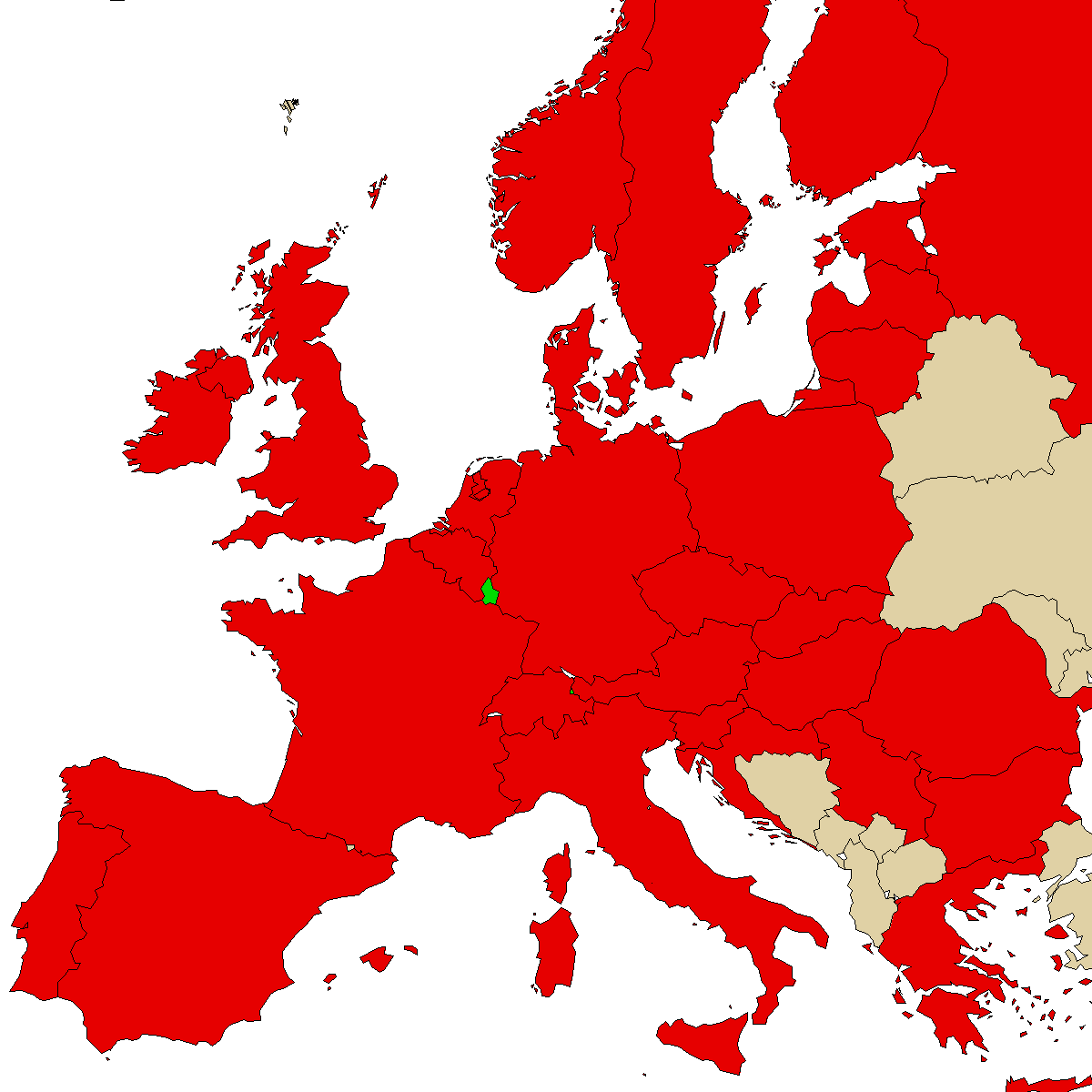 legal info map for our product 3MMC, green are countries where we found no ban, red with ban, grey is unknown