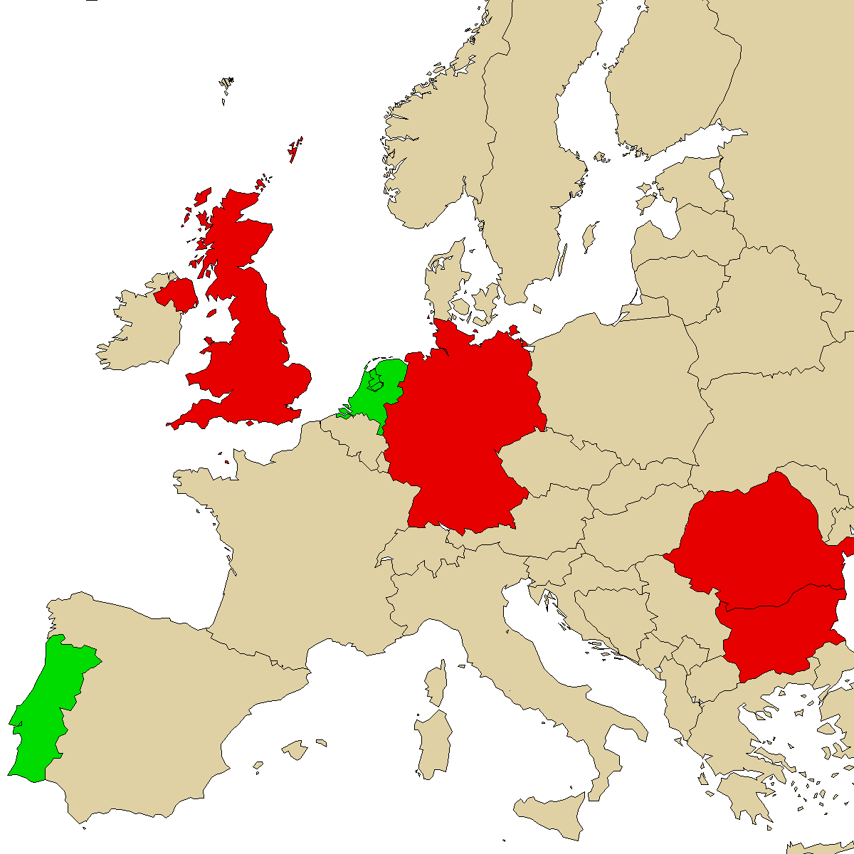 legal info map for our product 6APB, green are countries with no ban, red with ban, grey is unknown