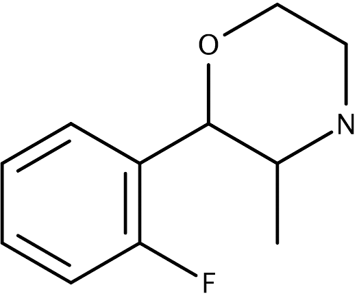 Chemical structure of 2FPM