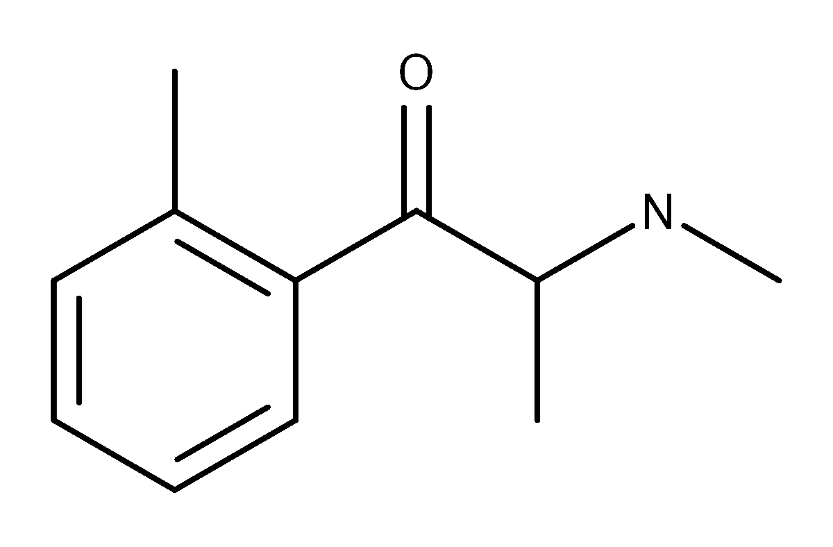 Chemical structure of 2MMC-pel