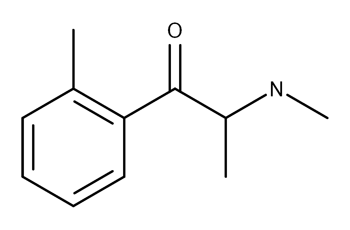 Chemical structure of 2MMC