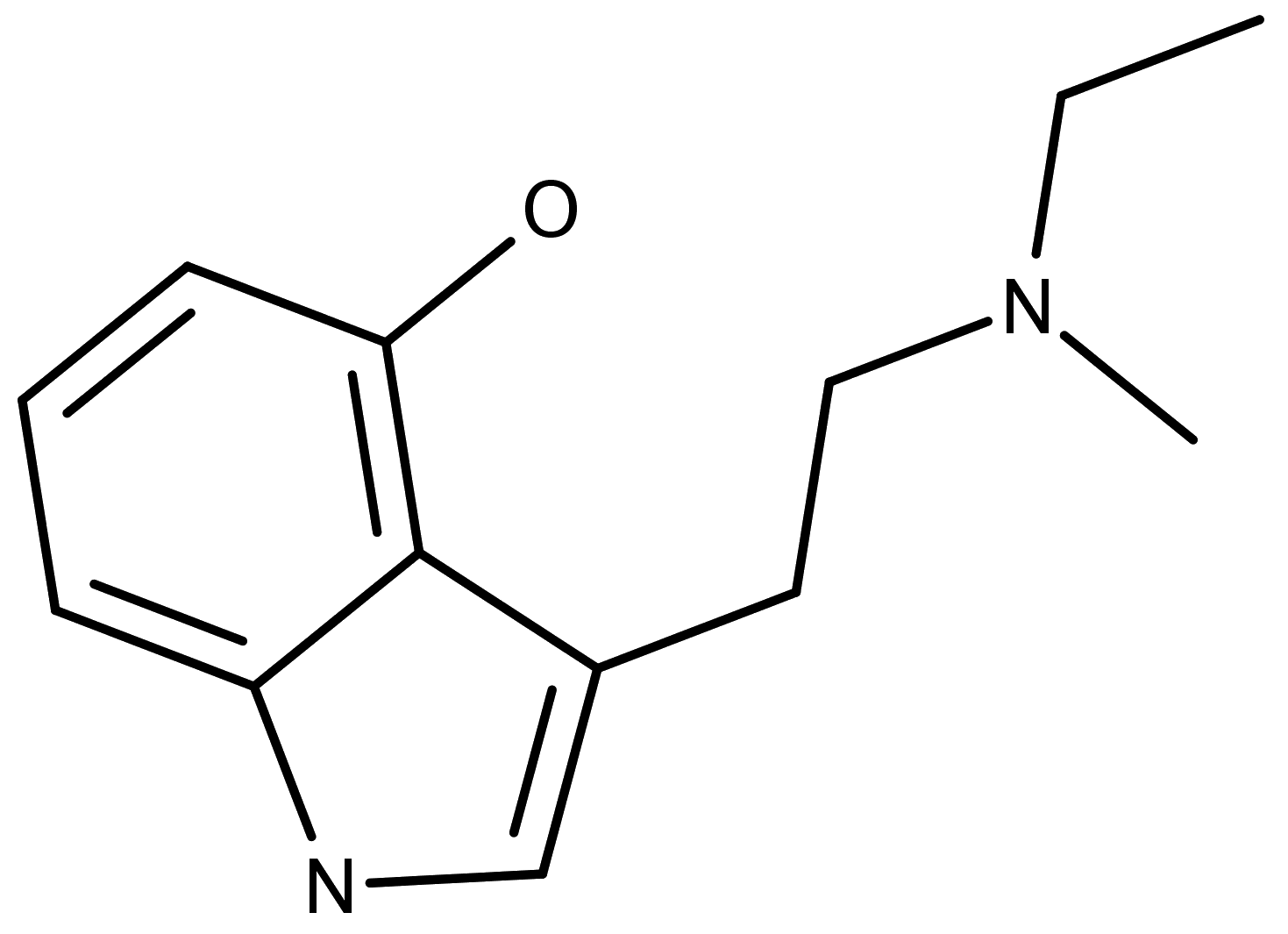 Chemical structure of 4HO-MET-pel